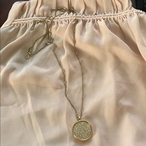 Ann Taylor Gold Plated Reversible Necklace